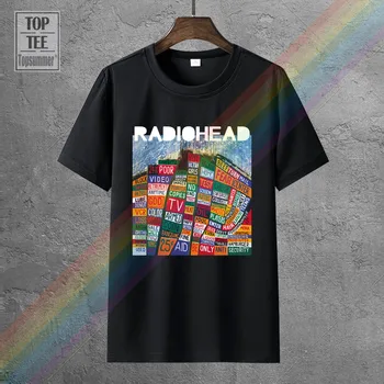 Radiohead Hail to The Thief T-Shirt Negru Grafit Navym Kaki S-5Xlhipster O-Gât Rece Topuri