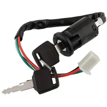 Universal Contactul Trei Cablu de Alimentare-Cheie de Blocare pentru Auto Motocross Biciclete Electrice Scuter Baterie 