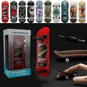 Adulți Adolescent Copii Amuzante Modele de Arta Finger Skateboard Noutate Nervozitate Jucărie Desktop Deget Joc de Sport Grif pentru Bărbați Băiat