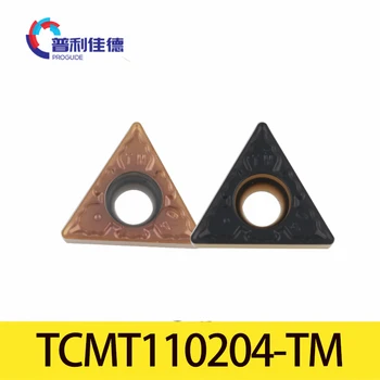10 Bucati Lame TCMT110204 TCMT110208 TM Carbură de a Introduce Interne de Cotitură Instrument Insertii de Metal Strung Instrumente de Tăiere Bună