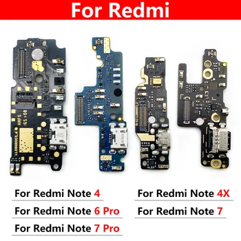 10 Buc 100% Originale Noi Pentru Redmi Note 5 4 4X 6 7 Pro USB Încărcător de Bord Port Conector Dock de Încărcare Cablu Flex