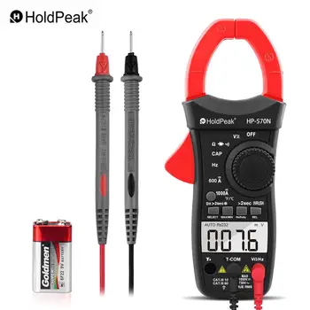 HoldPeak HP-570N Auto Gama DC/AC ampermetric Digital Multimetru Temperatura/Frecvență de Fundal