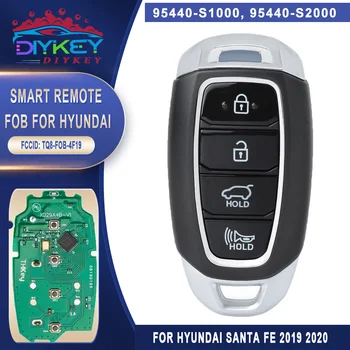 DIYKEY 95440-S2000, 95440-S1000 Inteligent de la Distanță Cheie Fob 4 Buton 433MHz pentru Hyundai Santa Fe 2019 2020 FCCID: TQ8-FOB-4F19