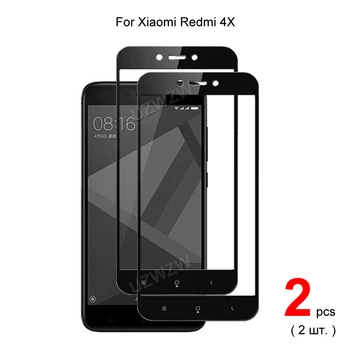Pentru Xiaomi Redmi 4X Acoperire Completă Sticlă Călită Ecran de Telefon Protector Protector Guard Film 2.5 D 9H Duritate