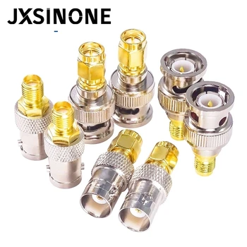 JXSINONE 4 Tipuri SMA Pentru Antena BNC Conector SMA Masculin Feminin BNC Masculin Feminin RF Adaptor Coaxial Coaxial