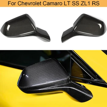 Uscat de Carbon Oglinda Retrovizoare Acoperă Capace Pentru Chevrolet Camaro LT SS ZL1 RS 2016-2019 Masina Oglindă Laterală Acoperă Capace Shell Caz Add Pe