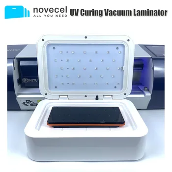 NOVECEL Uscare UV de Vid Laminare Mașină de Plat/ cu Ecran Curbat Telefon Mobil UV Folie Laminator Ecran Protector Bule Elimina