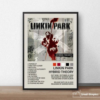 Hybrid Theory Album De Muzica Poster Creativ Cântec Catalog Poster Canvas Arta De Imprimare Decorațiuni Interioare Pictura Pe Perete ( Fara Rama )