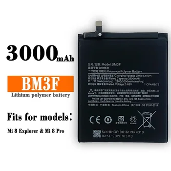 BM3F Orginal de Mare Capacitate 3700mAh Baterie Pentru Xiaomi 8 Km 8 Explorer Mi8 Pro Înlocuire Telefon Intern Li-ion Bateria mai Recente