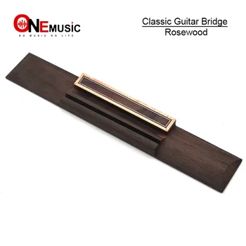 Chitara clasica Podul de lemn de Trandafir cu Fante pentru 6 corzi Chitara Clasica 185mm x 30mm