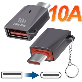 10A Type C La USB 3.0 Adaptor OTG USB-C USB de sex Masculin La Feminin Converter pentru Samsung Xiaomi Mouse-ul OTG Plug Conector Cablu Adaptor