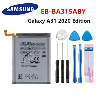 SAMSUNG Orginal EB-BA315ABY 5000mAh Baterie Pentru Samsung Galaxy A31 2020 Edition SM-A315F/DS, SM-A315G/DS Baterii+Instrumente