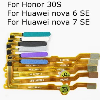 Pentru Huawei nova 6 7 SE Onoarea de 30 de ani Scanner de Amprente Touch Senzor Butonul Home pentru a Reveni Cablu Flex