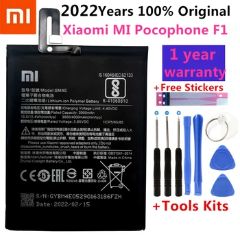 2022 Xiao Km Original, Bateria Telefonului BM4E pentru Xiaomi Mi Pocophone Poco F1 3900mAh Înlocuire Baterii Instrumente Gratuite