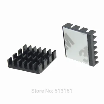 10BUC Mini IC Negru Chipset Cooler radiator de Răcire Radiator de Aluminiu