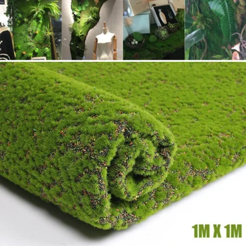 1M*1M Mușchi Artificial Fals Plante Verzi Faux Moss Iarba Pentru Magazin Acasă Patio Decor Decoratiuni Artificiale Moss Gazon