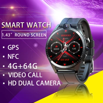 NOUA Versiune Globală 4G NET T1 Smartwatch 1.43