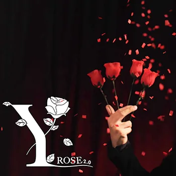 Y-Rose 2.0 Trucuri Magice Înmulțirea a Crescut de la Unu la Patru Romantic Floare care Apare Magia Etapă Nunta Iluzie Comedie Mentalism
