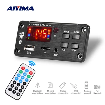 AIYIMA MP3 Bluetooth Decodor DAC Stereo Amplificator de Putere 2x30W TF, AUX FM APE, FLAC Lossless Decodare DIY Accesorii Car Audio