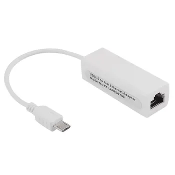 mini USB 5 Pini RJ45 10/100 Mbps LAN Ethernet Adaptor pentru Tablet PC
