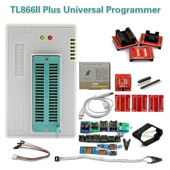 Mai Nou Original V9.16 TL866II Plus Programator Universal+Full Adaptoare+SOP8 IC Clip de Mare viteză Flash EPROM Programmer