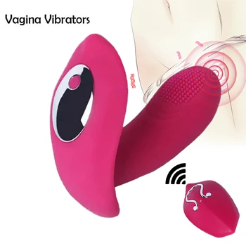 Control de la distanță ușor de Purtat de Femei Penis artificial Vibratoare pentru Femei, punctul G, Clitorisul Fluture Chilotei Vibratoare Ou Jucarii Sexuale pentru Adulti 18