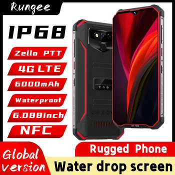 Rungee X3/819 Explozie Dovada Telefon Mobil IP68 Impermeabil Telefon Zello ASV 6GB +128GB Android 11 OTG, NFC