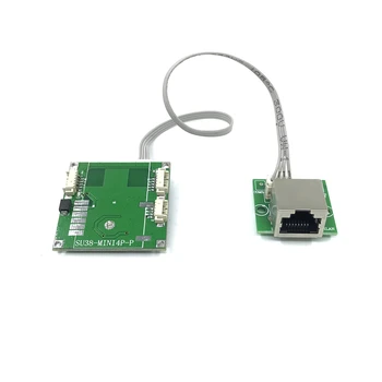 Mini PBCswitch modul PBC OEM module mini dimensiune 3/4/5 Porturile Switch-uri de Rețea Pcb Bord mini switch ethernet modulul 10/100Mbps
