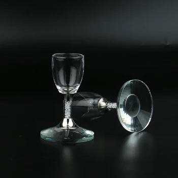 Noua Sticla De Cristal Set De Ceasca Unic Pahar Nunta Pahare Transparente Rotund Vin Acasă Sticlărie Decor De Masă