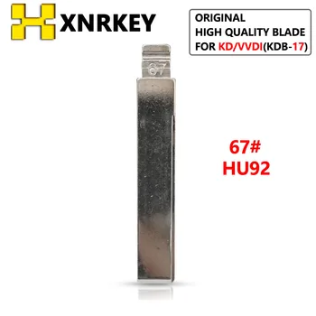 XNRKEY KDB-17 Tip #67 HU92 Metal Gol Netăiat Cheie Lama pentru BMW CAS3/CAS4 E36 E39 E38 E63 E83 E53 F10 F20 F30 1 2 3 5 Seria 7