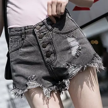 Casual, Sexy Moda Vintage Pantaloni scurti pentru Femei Îmbrăcăminte de Vară Jean pantaloni Scurți din Denim de sex Feminin cu Talie Înaltă Rupt Estetice coreean 2022