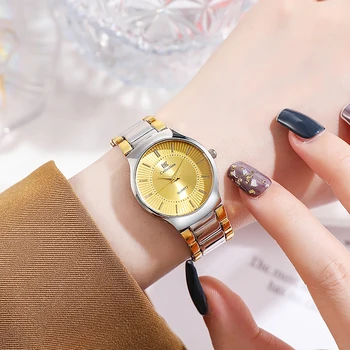 Noi 2021 Lux часы Cuarț Ceas din Oțel Inoxidabil Casual femei Brățară Ceas moda Wriwatch relojes para mujer marca de lujo