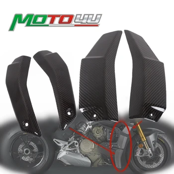 4BUC 100% Carbon Motocicleta Cadru Acoperă Paznici Partea Carenaj Luciu Terminat de Decorare Pentru Ducati Streetfighter V4/ V4S