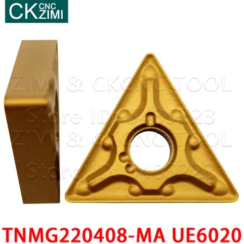 TNMG220408-MA UE6020 TNMG432-MA UE6020 Carbură de a Introduce cotitură plictisitor lama instrument CNC de strunjire, pentru lemn Metal strung instrument TNMG pentru oțel