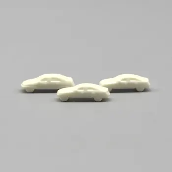 100buc/lot 1:500 Scara Plastic ABS Alb Masina de Jucării în Miniatură Nevopsite DIY Masini Pentru Diorama Mici Arhitecturale Peisaj Face