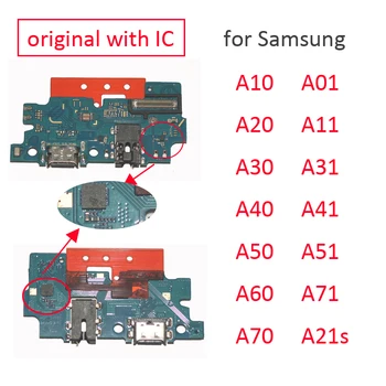 USB Port de Încărcare Conector Dock Bord Pentru Samsung A50 A51 A10 A20 A30 A40 A60 A01 A11 A31 A41 A71 A21s Telefon Nou Încărcător Rapid