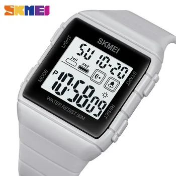 SKMEI 50m Sport Impermeabil LED Ceasuri Electronice Cronometru Alarmă Numărătoarea inversă Bărbați Ceas Digital Ceasuri Relogio Masculino
