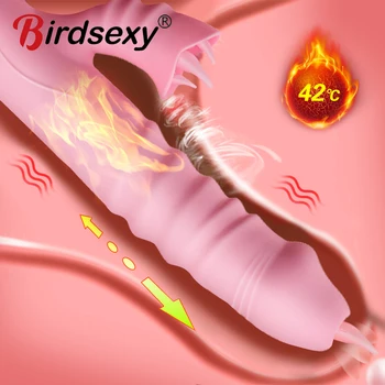 Vibrator Telescopic Tachineze G-Spot Clitorisul Limba Lins Sex Feminin Jucarii Vagine Penis Artificial Vibratoare Masturbari Produse Pentru Adulți 18
