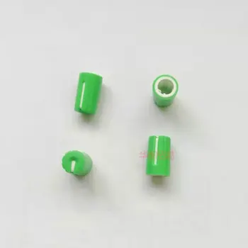 10buc 270 grade D axa D gaura verde jumătate axul potențiometrului buton capac capac din plastic capac twist twitter cap16.5*10.5 mm