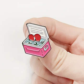 Inima drăguț Ace de Rever pentru Rucsaci Insigne Email Pini Pin Broșe pentru Femei Anime Moda Bijuterii Accesorii Cadouri