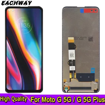 Testat Pentru Motorola Moto G 5G Plus Display LCD Touch Panel Screen Digitizer Asamblare Piese de schimb Pentru Moto G 5G Display LCD