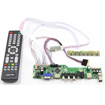 Noul panou de Control Monitor Kit pentru HSD101PFW2 HSD101PFW3 HSD101PFW4 TV+HDMI+VGA+AV+USB LCD ecran cu LED-uri Controler de Bord Driver