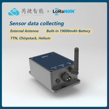 Electrice Senzor Extern de colectare a datelor, 4-20mA, IP 67 rezistent la apa, Construit în 19000mAh Baterie, Compatibil cu Heliu, TTN