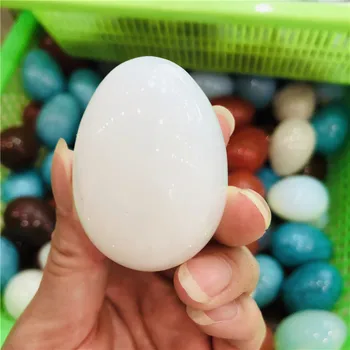 Naturale cristal de cuarț, jad ou, piatră prețioasă ou Ben faianta mingea, pentru femei fitness, masaj erotic si de relaxare