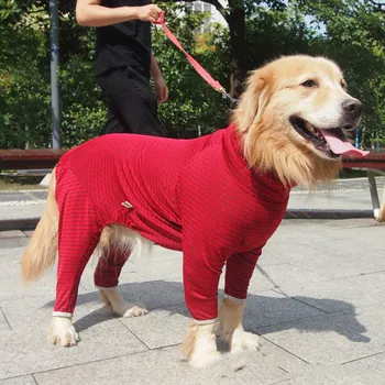 Caine Mare De Îmbrăcăminte Salopeta Pijama Mare De Haine Pentru Câini Salopete Romper Corgi Husky, Samoyed Labrador Golden Retriever Câine Haine