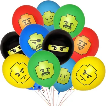 12 Inch pentru Copii Ziua de nastere Decoratiuni Deco Bal Petrecere de Vacanță Consumabile Desene animate Bloc Tipărite Balon Latex