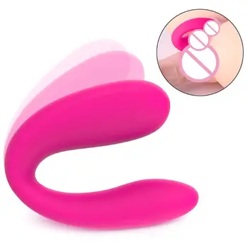 Sex Wireless Împărtășim Vibe Control de la Distanță Vibrator punctul G Vibrator Stimulator Clitoris Dublu Vibratoare pentru Femei Jucării pentru Adulți