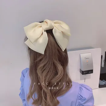 1 BUC Moda Mare Arc Ac de păr Drăguț Barrette Păr Arc Clip Pentru Femei Fete BB agra fă de păr, coreeană Supradimensionat HeadwearHair Accesorii Fierbinte