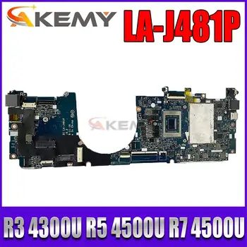 Pentru HP ENVY X360 13-AY 13-ay0510au Laptop Placa de baza R3-4300U R5-4500U R7-4500U GPR31 LA-J481P Funcția Lucru
