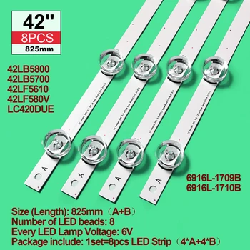 8PCS benzi cu LED-uri Pentru LIG 42
